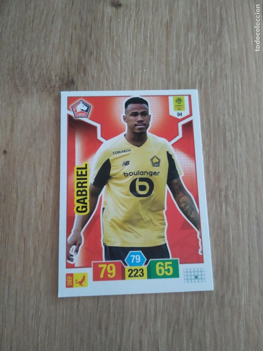 Figurine di Calcio: 94 GABRIEL LOSC LILLE CROMO FUTBOL PANINI LIGUE 1 FOOT 19-20 FRANCIA ADRENALYN 2019-2020