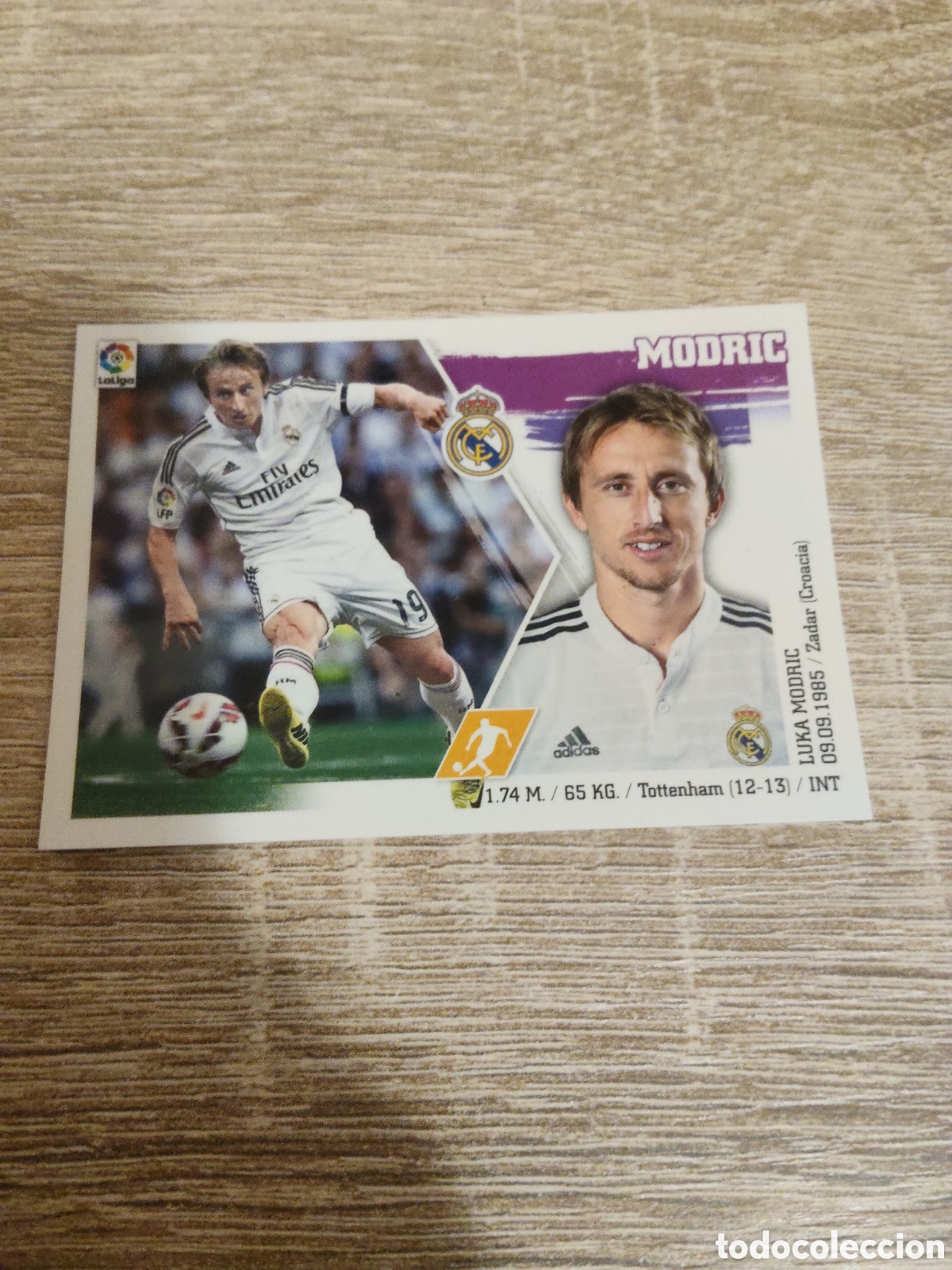 Cromos de F&uacute;tbol: Modric Real Madrid liga 2015 2016 15 16 ediciones este