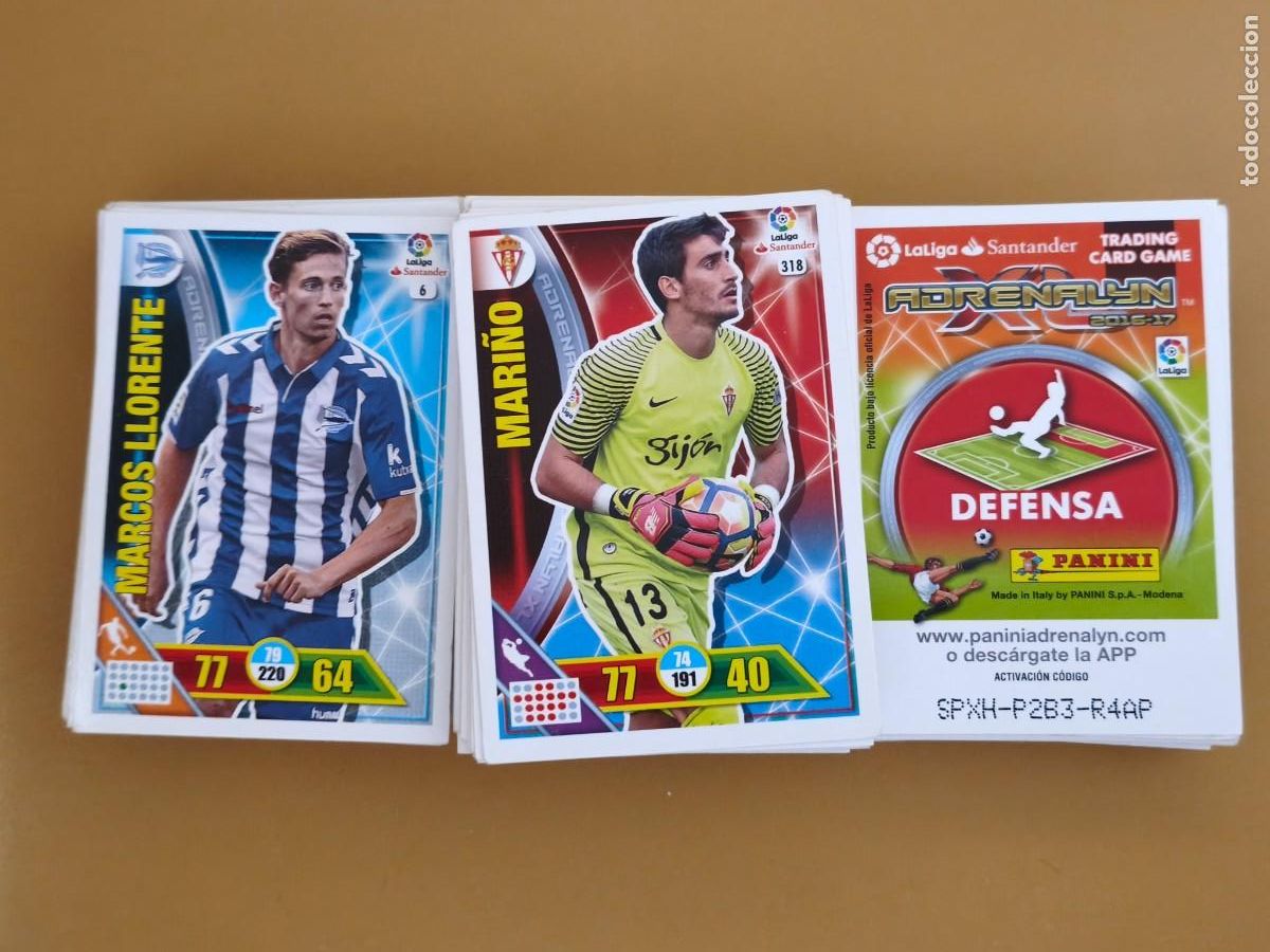 Football Stickers: adrenalyn 2016 17, contiene 171 cromos
