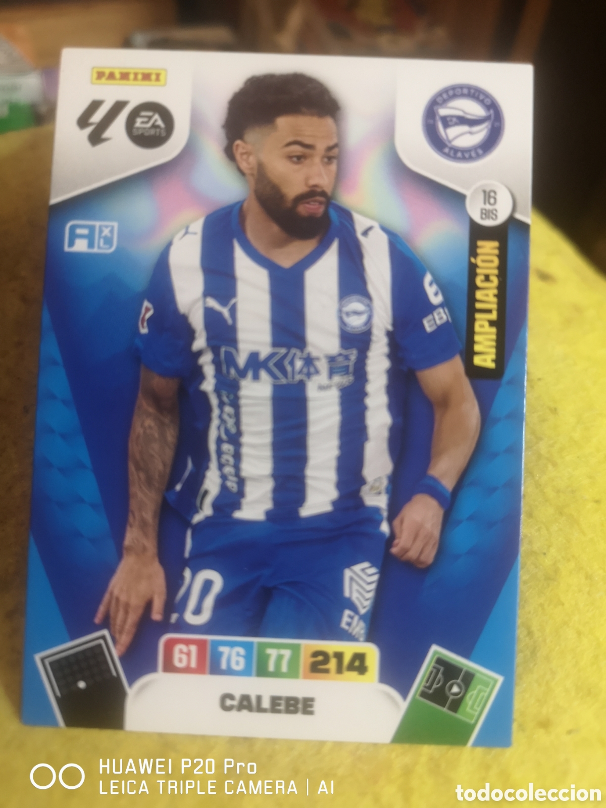 Cromos de f&uacute;tbol: ADRENALYN XL 2025 2026 - 25 26 AMPLIACION 16 BIS - CALEBE -ALAVES