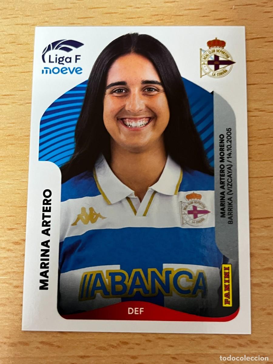 Cromos de f&uacute;tbol: LIGA FEMENINA 2025 2026 25 26 PANINI N&ordm; 131A 131 A MARINA ARTERO REAL CLUB DEPORTIVO DE LA CORU&Ntilde;A