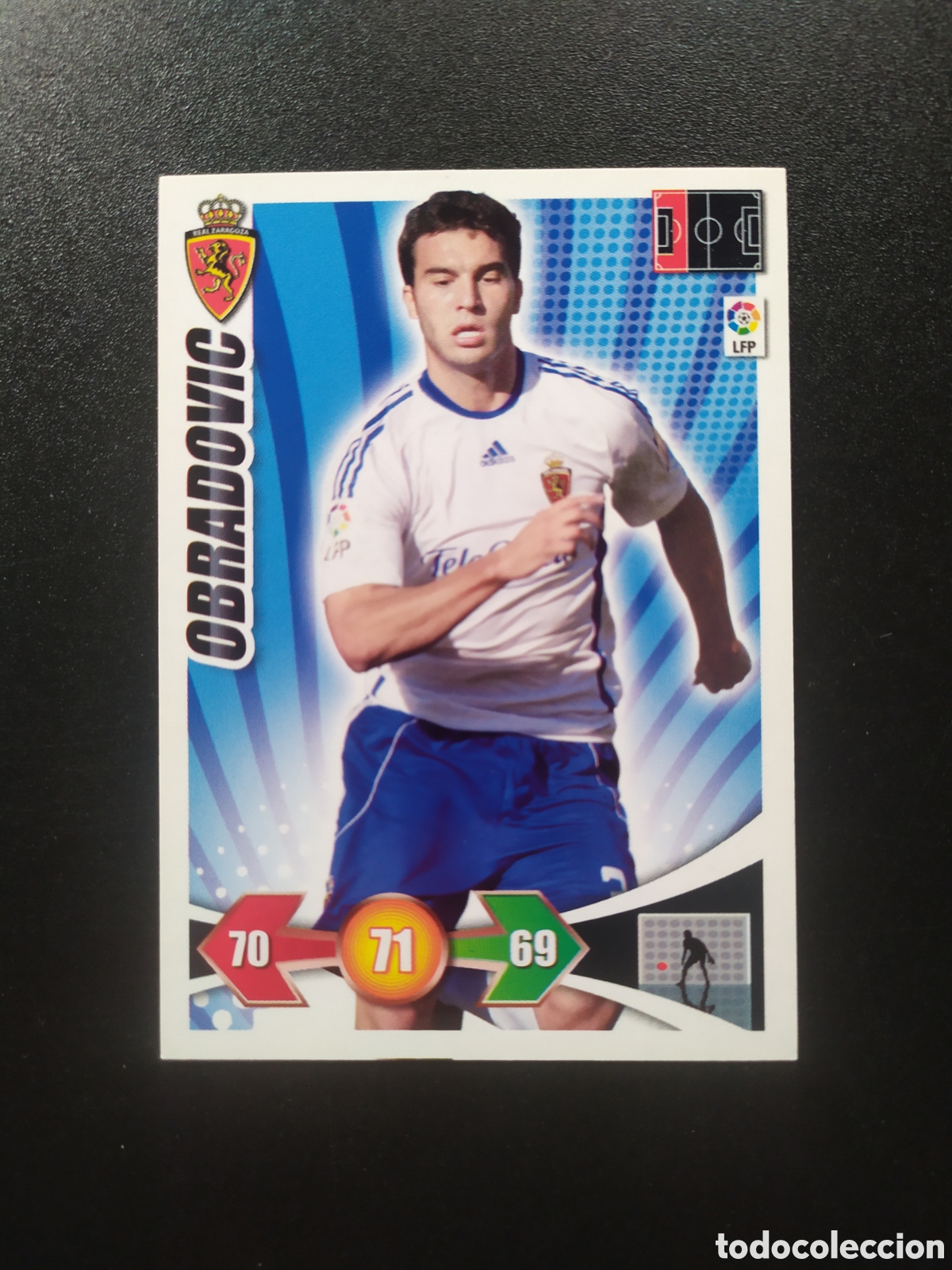 Cromos de F&uacute;tbol: Adrenalyn 2009 2010 09 10 panini Obradovic Real Zaragoza