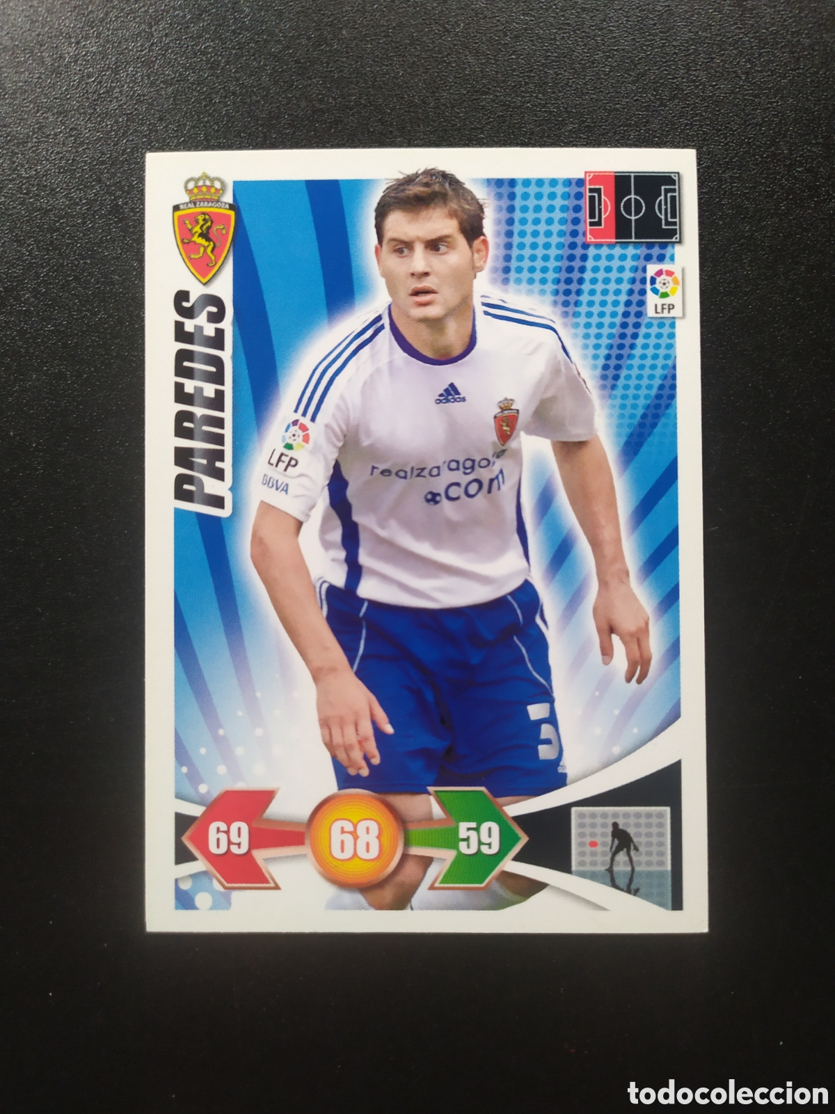 Cromos de F&uacute;tbol: Adrenalyn 2009 2010 09 10 panini Paredes Real Zaragoza