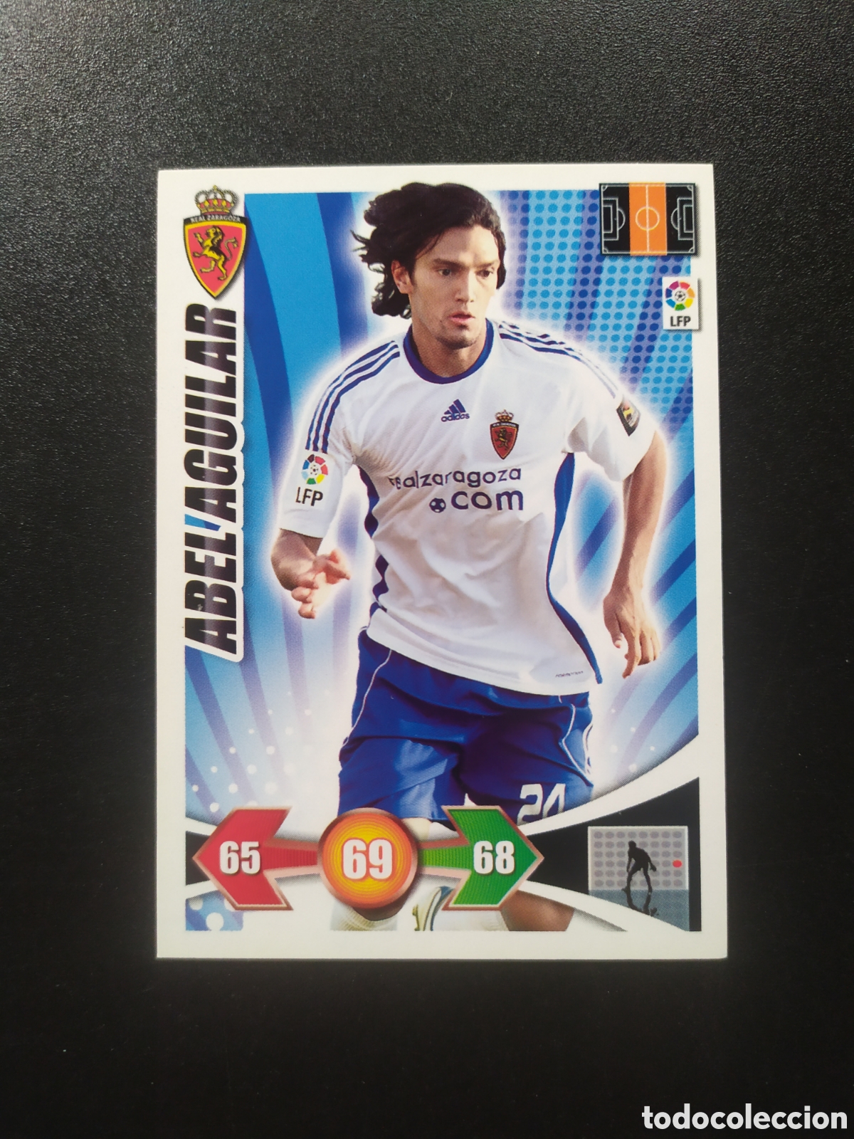 Cromos de F&uacute;tbol: Adrenalyn 2009 2010 09 10 panini Abel Aguilar Real Zaragoza