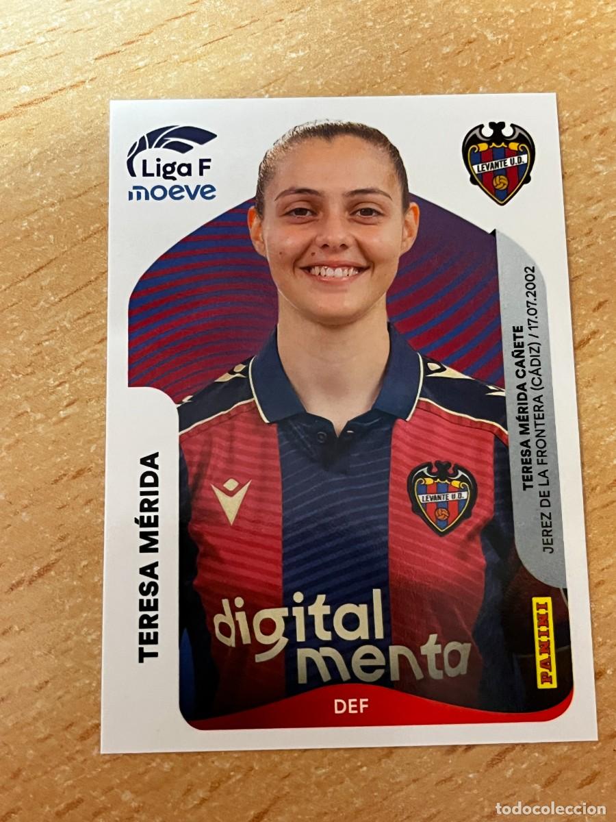 Cromos de Futebol: LIGA FEMENINA 2025 2026 25 26 PANINI N&ordm; 230 TERESA MERIDA LEVANTE