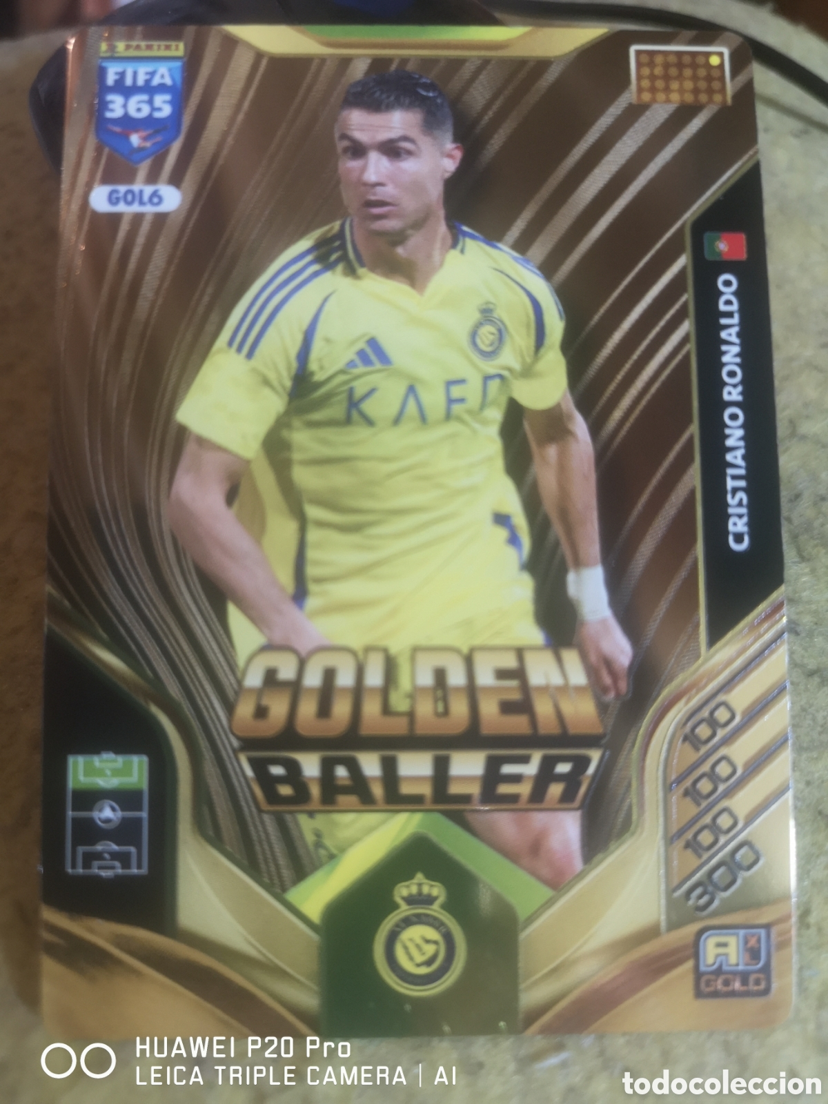Fu&szlig;ball-Sticker: FIFA 365 GOLDEN BALLER ADRENALYN 2026 CRISTIANO RONALDO - AL- NASSR FC - GOL6