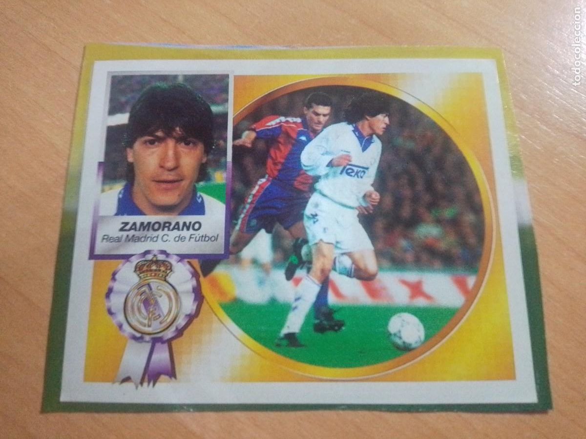 Cartes &agrave; collectionner de Football: ZAMORANO DEL REAL MADRID RECORTADO 94 95 ESTE 1994 1995
