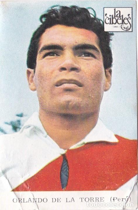 Fu&szlig;ball-Sticker: CROMO ORLANDO DE LA TORRE, PERU, CHOCOLATES LA CIBELES MUNDIAL M&Eacute;XICO 70