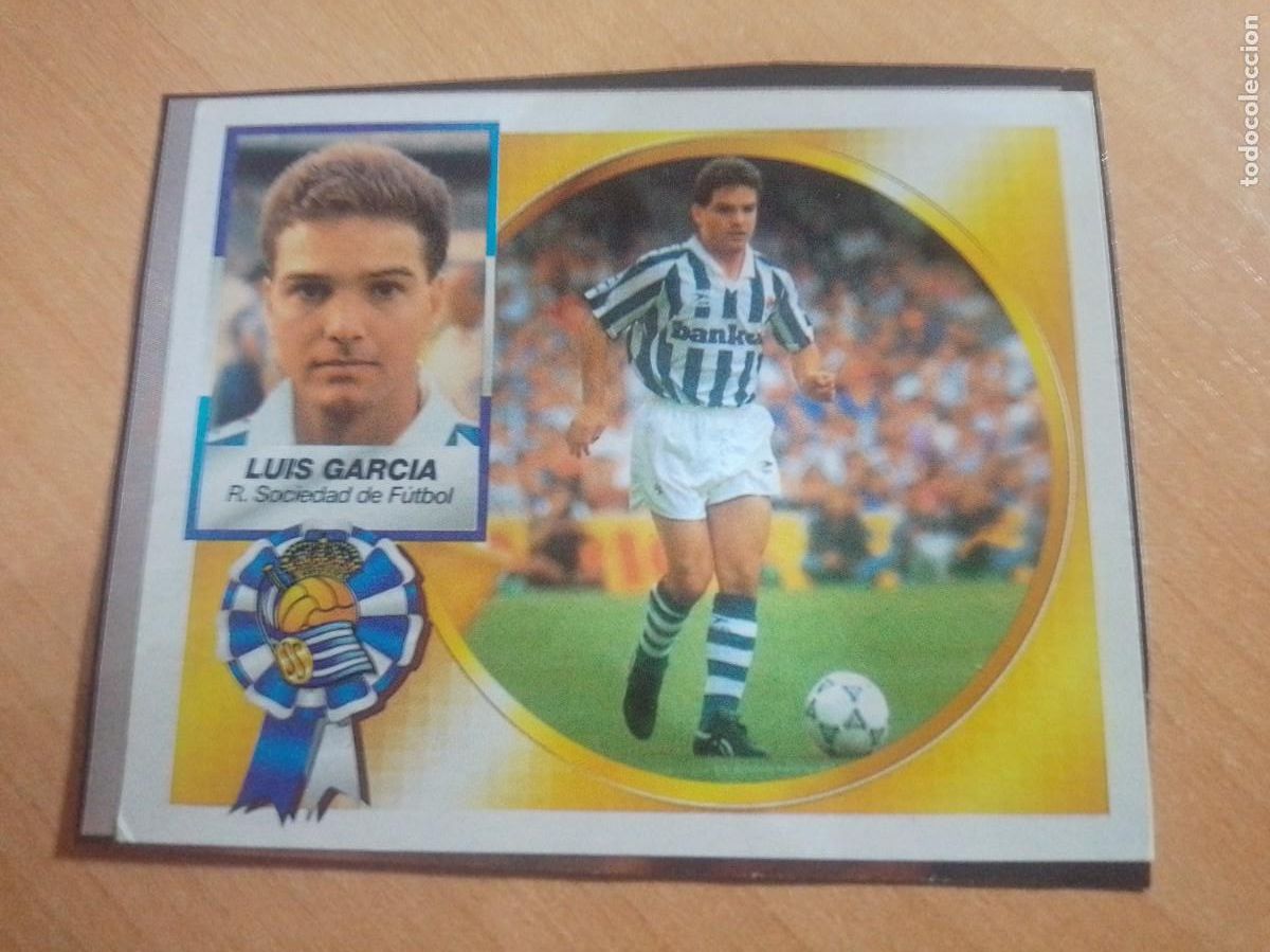 Cartes &agrave; collectionner de Football: LUIS GARC&Iacute;A VERSI&Oacute;N FICHAJE 25 REAL SOCIEDAD RECORTADO 94 95 ESTE 1994 1995