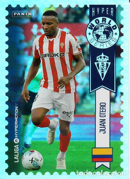 Cromos de F&uacute;tbol: PANINI HYPERMOTION 2025-26 (25 - 26) - HYPER WORLD N&ordm; 447 - JUAN OTERO - SPORTING DE GIJ&Oacute;N