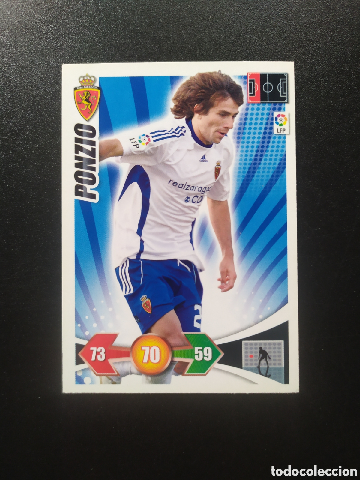 Cromos de F&uacute;tbol: Adrenalyn 2009 2010 09 10 panini Ponzio versi&oacute;n defensa Real Zaragoza