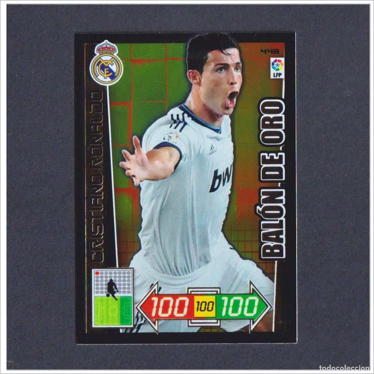Cartes &agrave; collectionner de Football: ADRENALYN XL 2012 2013 12 13 PANINI CRISTIANO RONALDO 448 BAL&Oacute;N DE ORO REAL MADRID LIGA COLECCI&Oacute;N