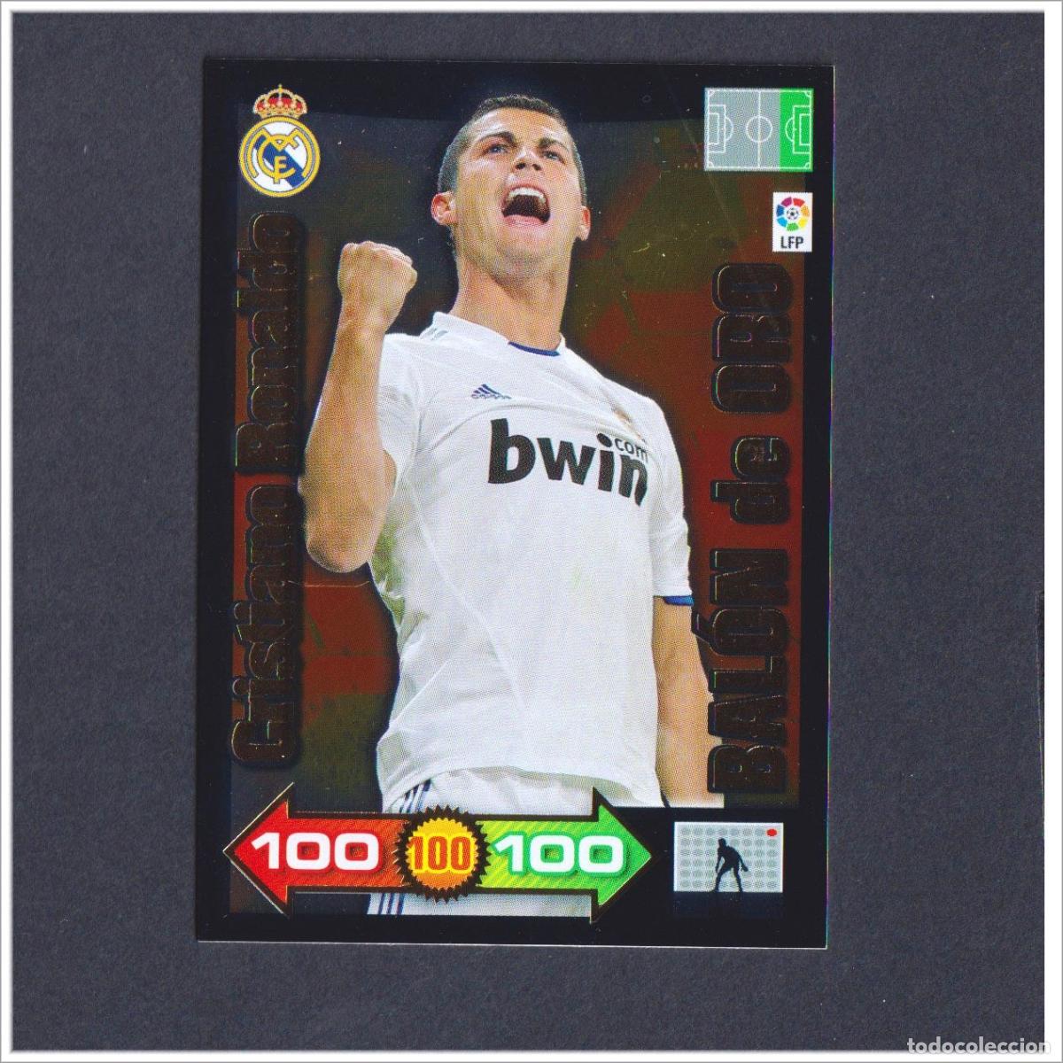 Cartes &agrave; collectionner de Football: ADRENALYN XL 2010 2011 10 11 PANINI CRISTIANO RONALDO 428 BAL&Oacute;N DE ORO REAL MADRID LIGA COLECCI&Oacute;N