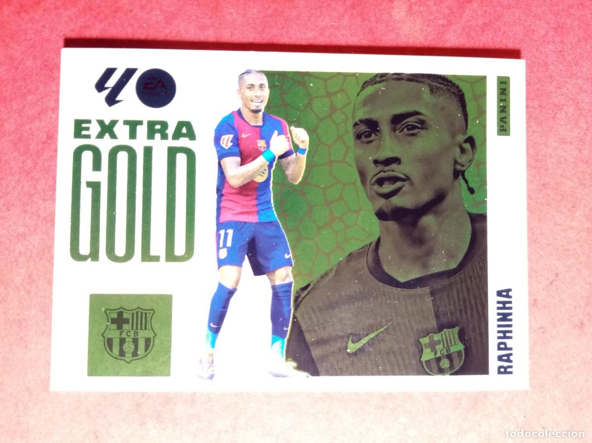 Cromos de F&uacute;tbol: RAPHINHA, EXTRA GOLD, FC BARCELONA, LIGA ESTE 2025 2026 25 26 PANINI