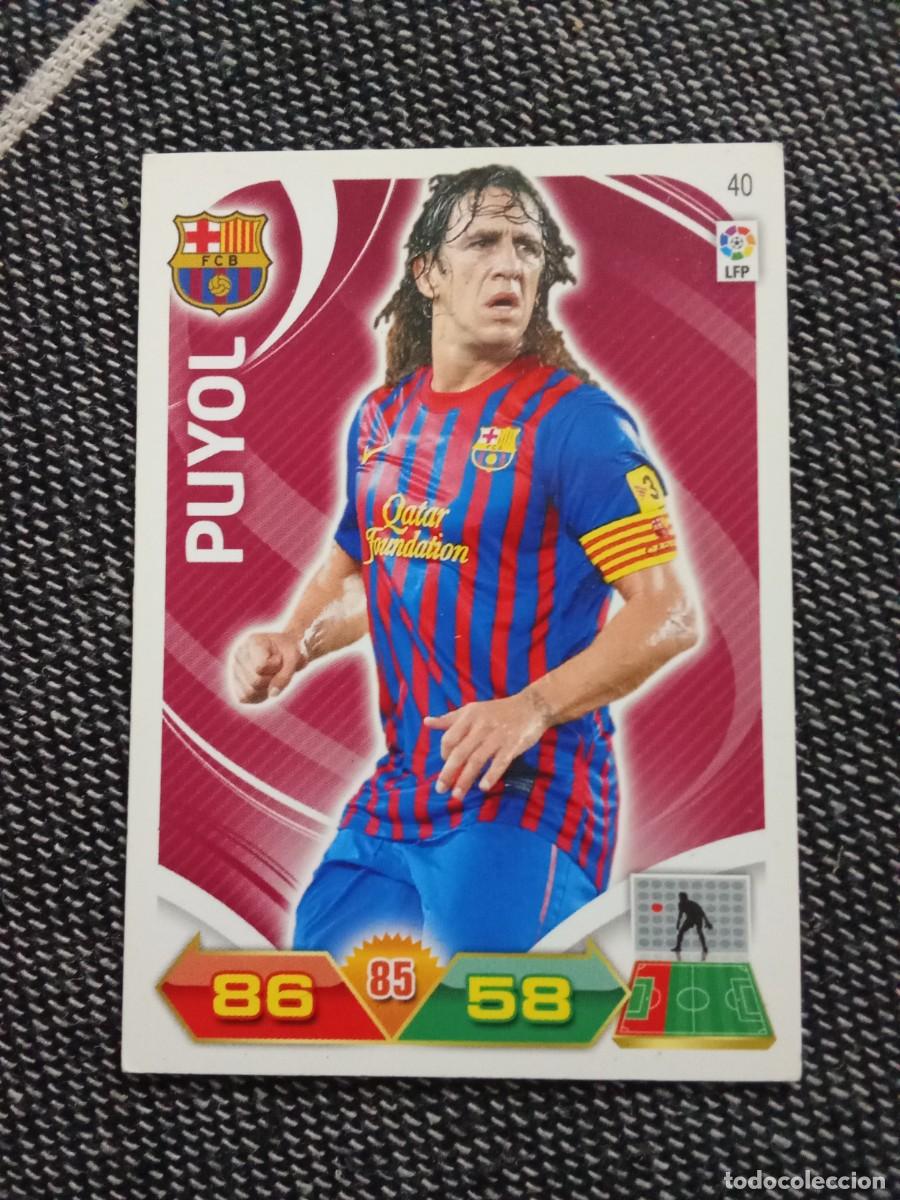 Cromos de f&uacute;tbol: 40 Puyol FC Barcelona ADRENALYN 2011-12
