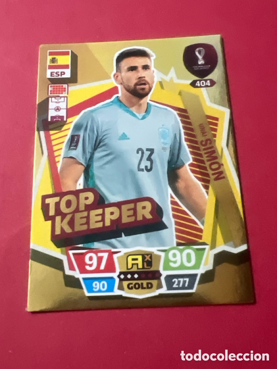 Figurine di Calcio: C500I. 404 UNAI SIMON ESPA&Ntilde;A TOP KEEPER ADRENALYN XL MUNDIAL WORLD CUP QATAR 2022 PANINI 22