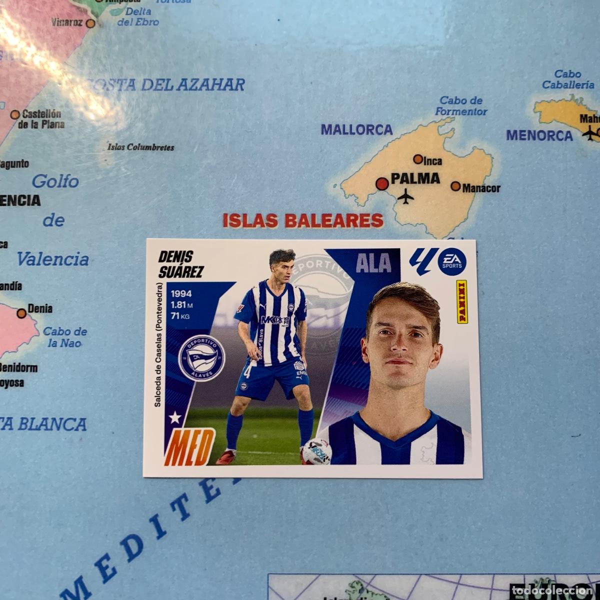 Cromos de f&uacute;tbol: Denis Su&aacute;rez &uacute;ltimo fichaje n&uacute;mero 51 Del Alav&eacute;s cromo liga este 25-26 2025-2026
