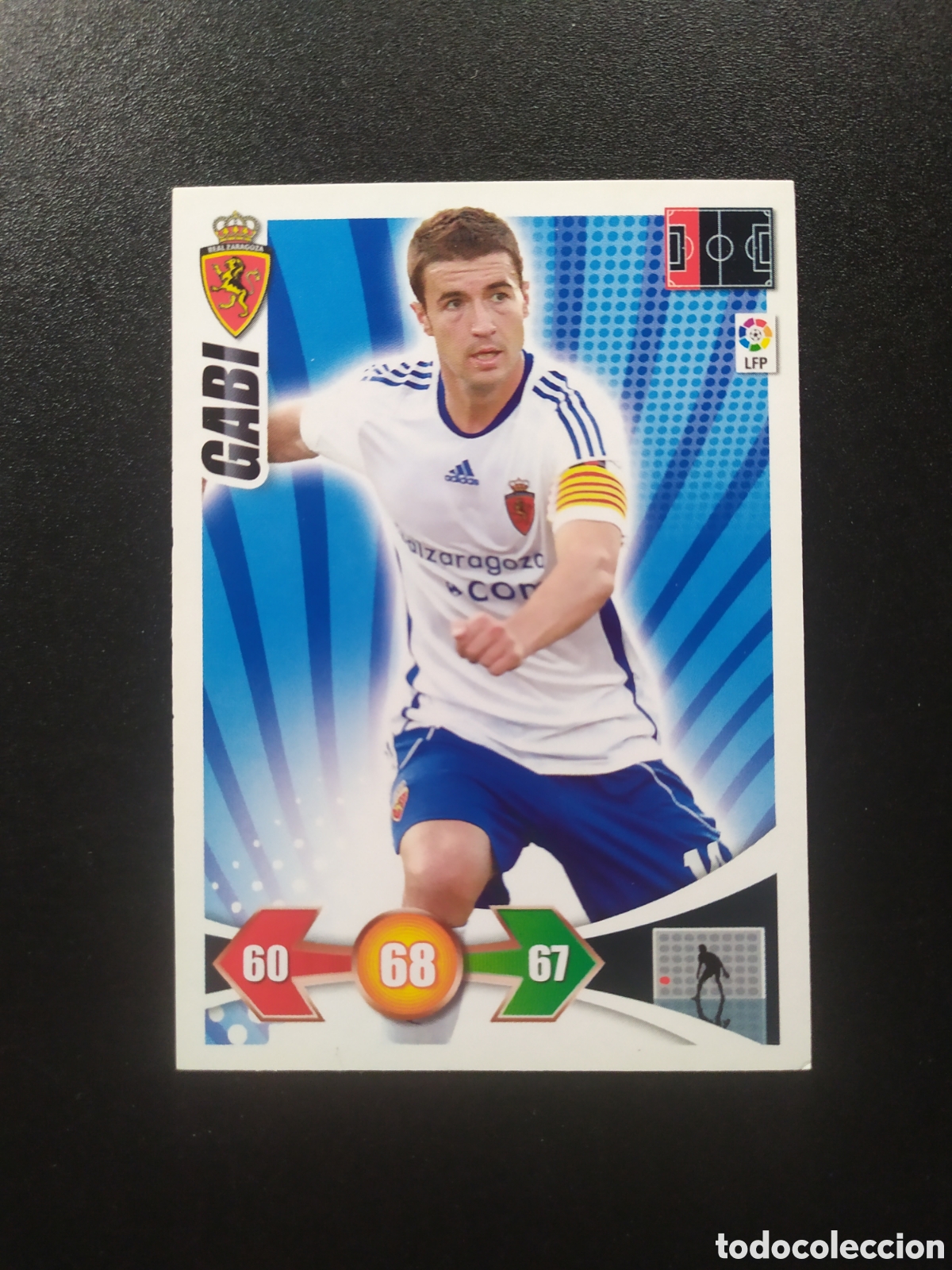 Cromos de F&uacute;tbol: Adrenalyn 2009 2010 09 10 panini Gabi defensa Real Zaragoza