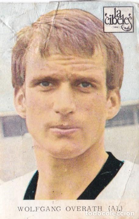 Fu&szlig;ball-Sticker: CROMO WOLFGANG OVERATH, ALEMANIA, CHOCOLATES LA CIBELES MUNDIAL M&Eacute;XICO 70