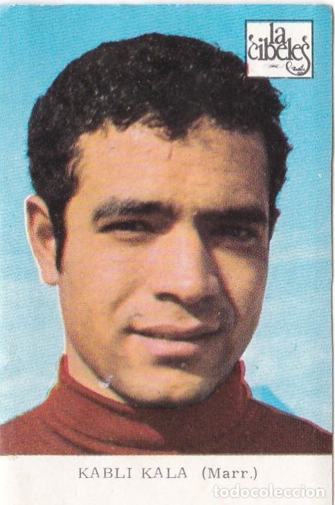 Figurine di Calcio: CROMO KABLI CALA, MARRUECOS, CHOCOLATES LA CIBELES MUNDIAL M&Eacute;XICO 70