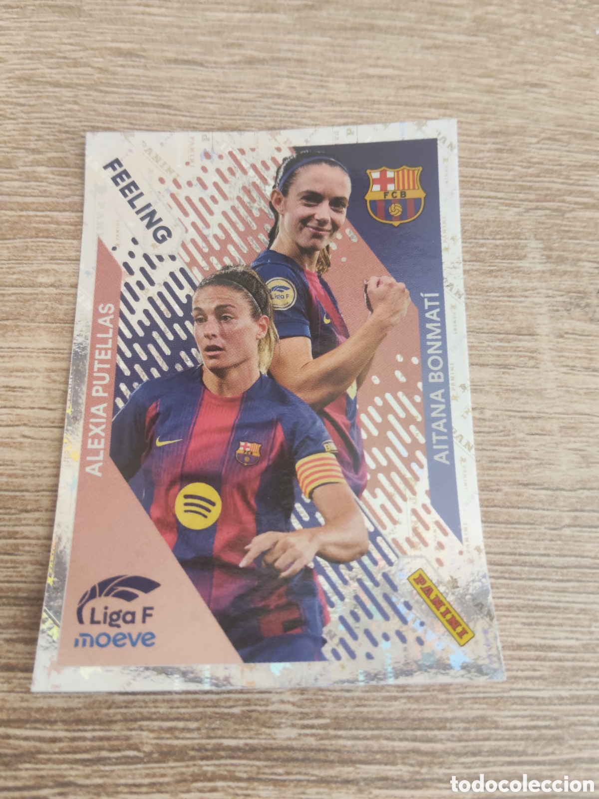 Cromos de F&uacute;tbol: Panini liga F Moeve 2025 2026 25 26 364 Feeling Barcelona Aitana Bonmati/Alexia Putellas
