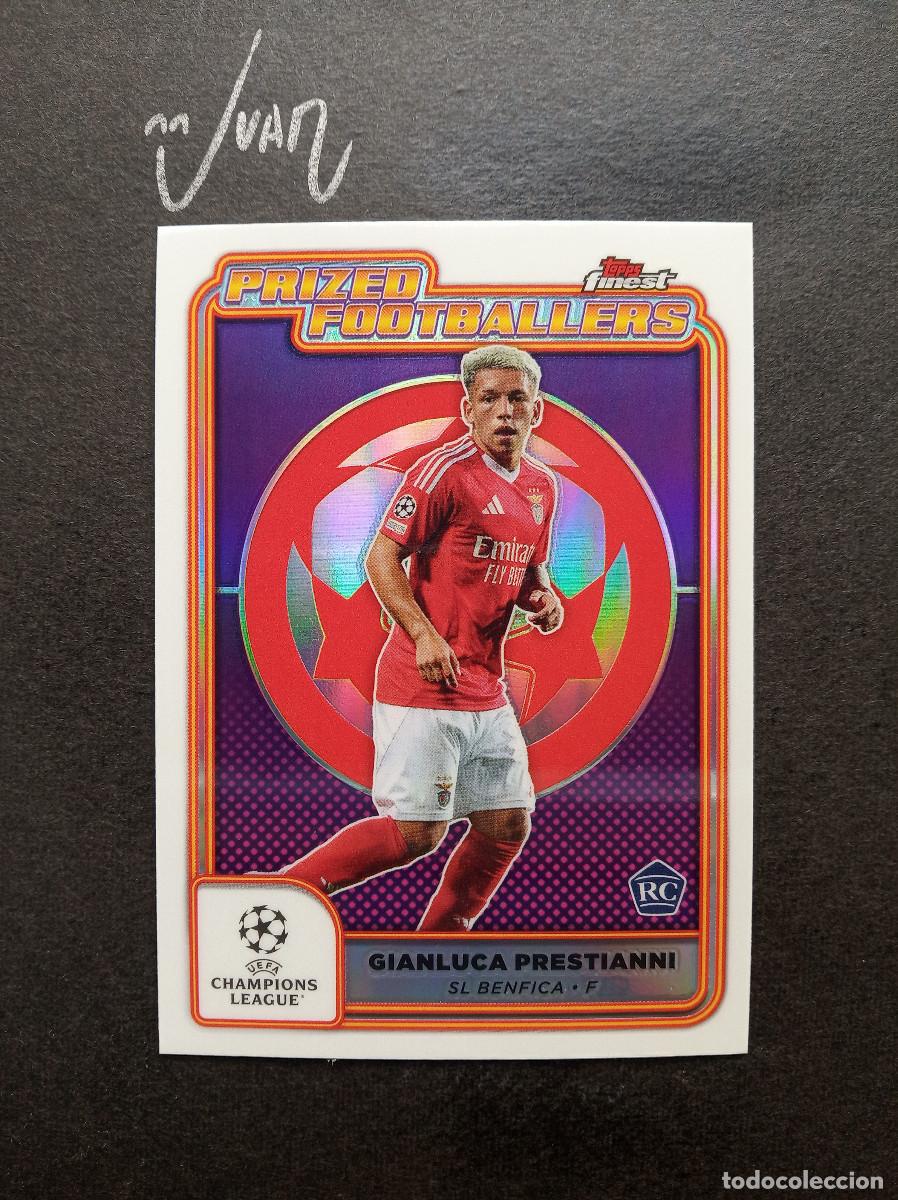 Cromos de F&uacute;tbol: PF 21 PRIZED FOOTBALLERS ROOKIE PRESTIANNI BENFICA ⚽ TOPPS &reg; FINEST CHAMPIONS 2024 2025 24 25 NUEVO