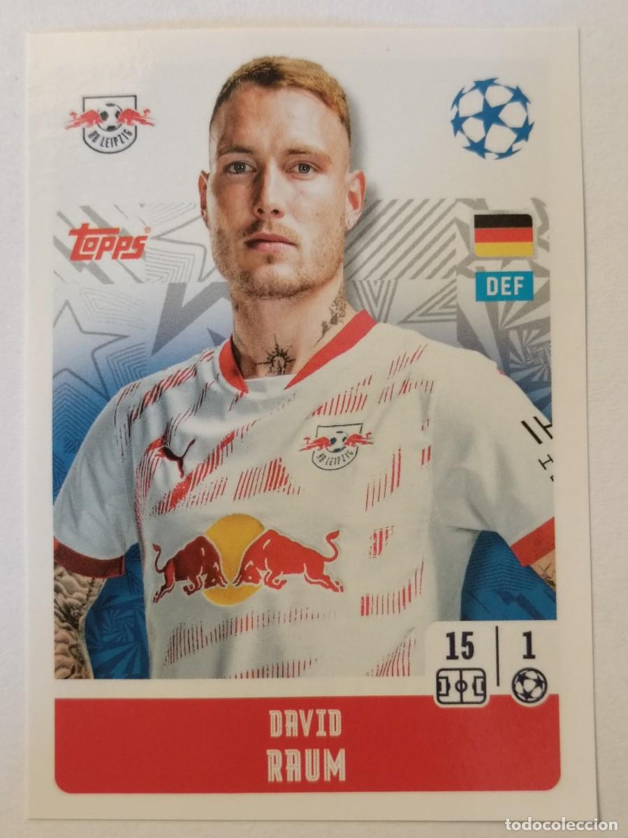 Fu&szlig;ball-Sticker: #312 DAVID RAUM R.B. LEIPZIG STICKERS UEFA CHAMPIONS LEAGUE 2024/2025 TOPPS