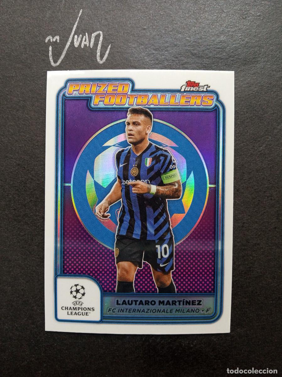 Figurine di Calcio: PF 20 PRIZED FOOTBALLERS LAUTARO MARTINEZ INTERNAZIONALE ⚽ TOPPS &reg; FINEST CHAMPIONS 2024 2025 24 25