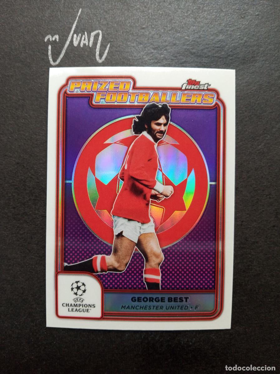 Cromos de F&uacute;tbol: 23 PRIZED FOOTBALLERS GEORGE BEST MANCHESTER UNITED ⚽ TOPPS &reg; FINEST CHAMPIONS 2024 2025 24 25 NUEVO