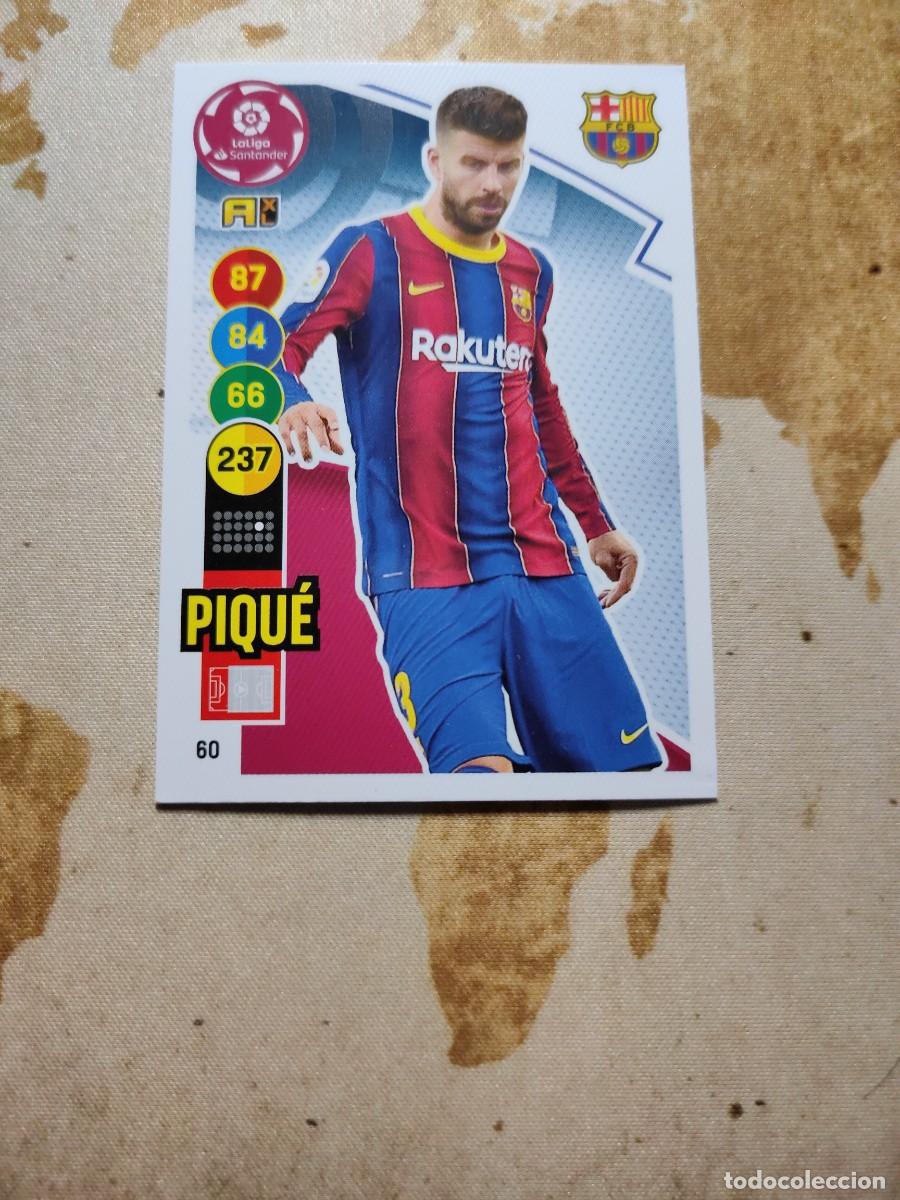 Cromos de f&uacute;tbol: Barcelona 60 PIQU&Eacute; Adrenalyn 2020-21
