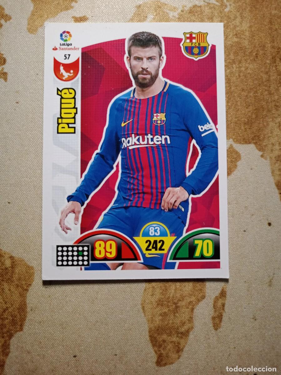 Cartes &agrave; collectionner de Football: Barcelona 57 PIQU&Eacute; Adrenalyn 2017-18