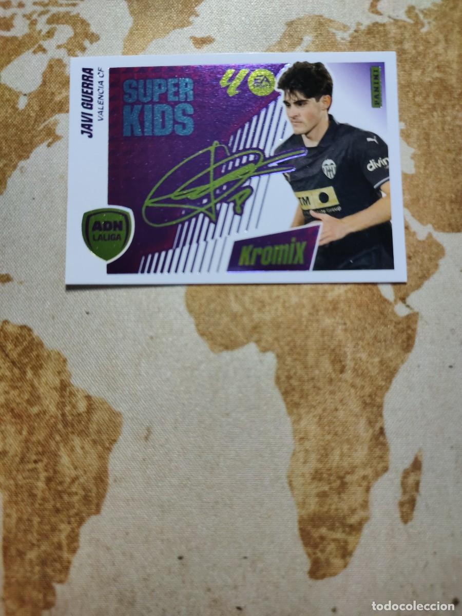 Cromos de f&uacute;tbol: Liga Este ADN KROMIX S&uacute;per Kids 12 JAVI GUERRA 2025-26 25 26