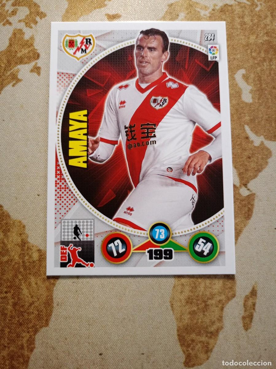 Cromos de f&uacute;tbol: Rayo vallecano 284 AMAYA Adrenalyn 2014-15
