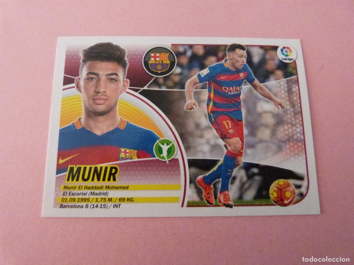 Cromos de f&uacute;tbol: CROMO FUTBOL MUNIR F.C. BARCELONA SIN PEGAR N&ordm; 13 B LIGA ESTE 2016-2017/16-17 PANINI