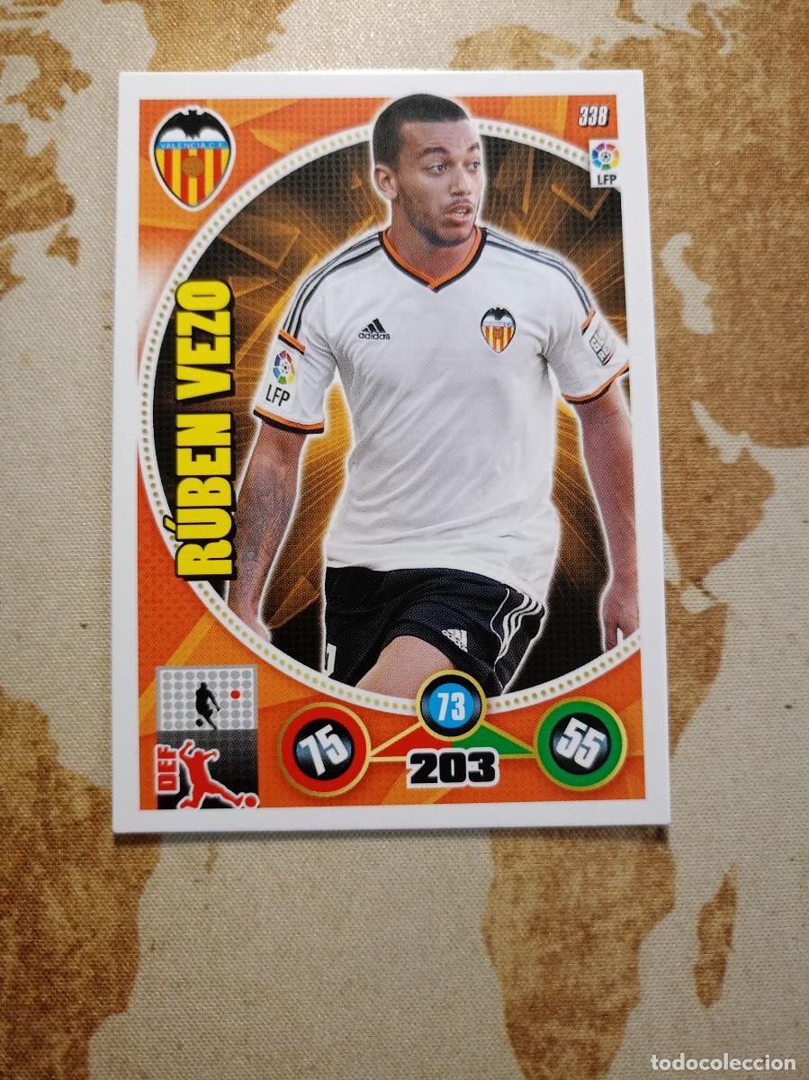 Cartes &agrave; collectionner de Football: Valencia 338 RUB&Eacute;N VEZO Adrenalyn 2014-15