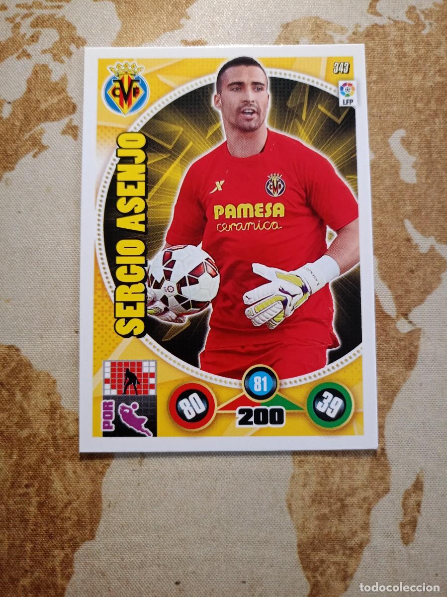 Cromos de f&uacute;tbol: Villarreal 343 SERGIO ASENJO Adrenalyn 2014-15