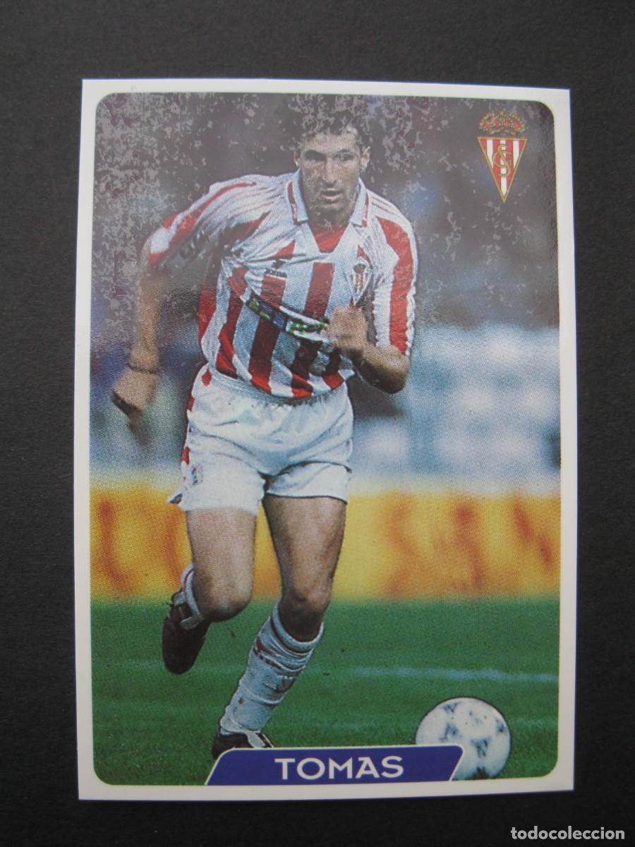 Fu&szlig;ball-Sticker: TOMAS (R. SPORTING DE GIJ&Oacute;N) - CARD N&ordm; 315 - LAS FICHAS DE LA LIGA 95-96 - MUNDICROMO.