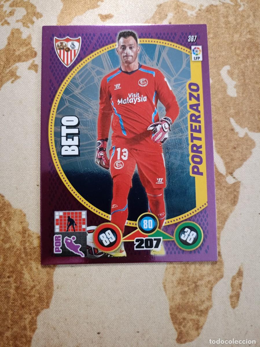 Fu&szlig;ball-Sticker: Porterazo 367 BETO Adrenalyn 2014-15
