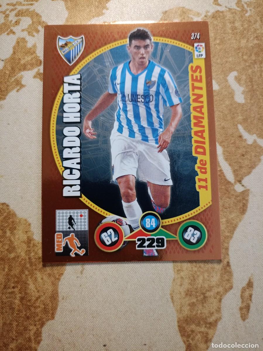 Cartes &agrave; collectionner de Football: 11 De Diamantes 374 RICARDO HORTA Adrenalyn 2014-15