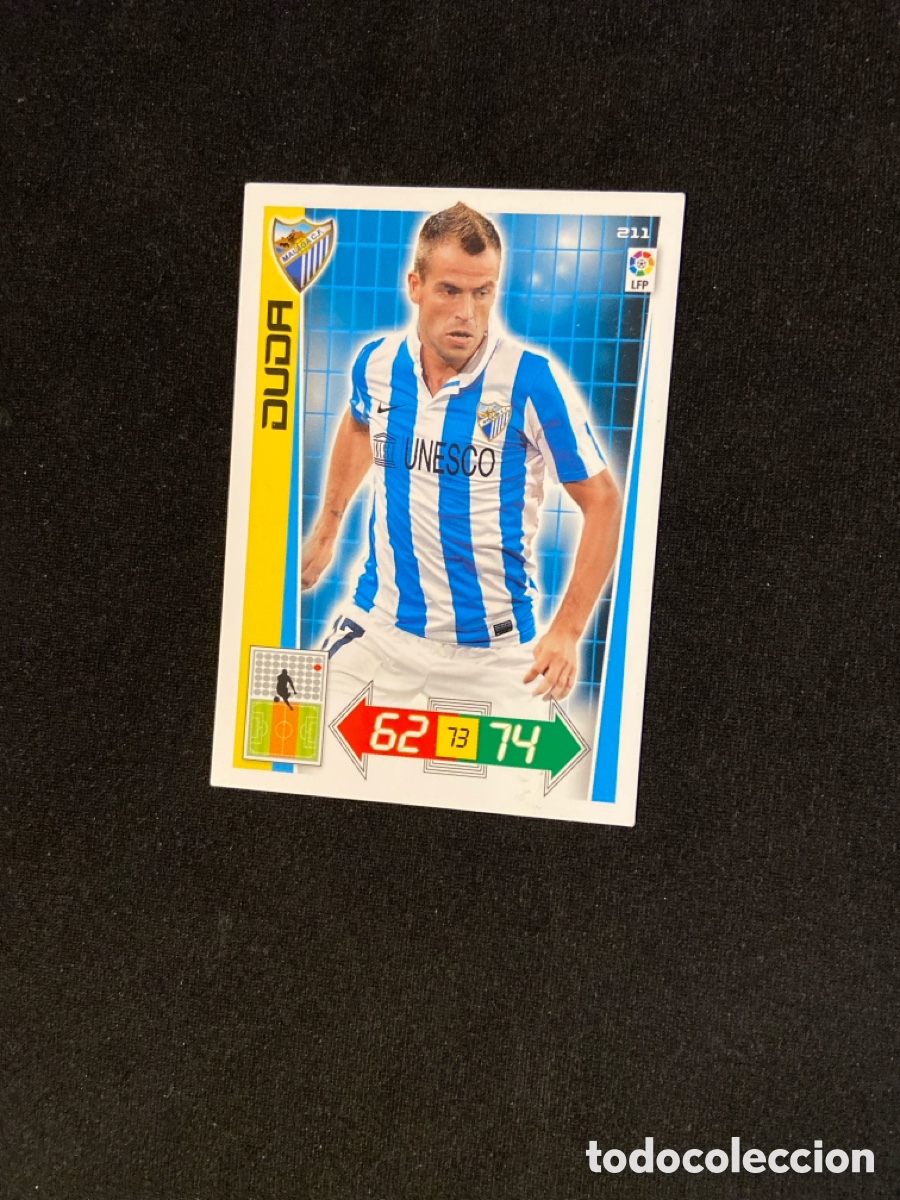 Fu&szlig;ball-Sticker: DUDA 211 (M&Aacute;LAGA) 2012-2013 12 13 ADRENALYN PANINI CROMO CARTA A-2