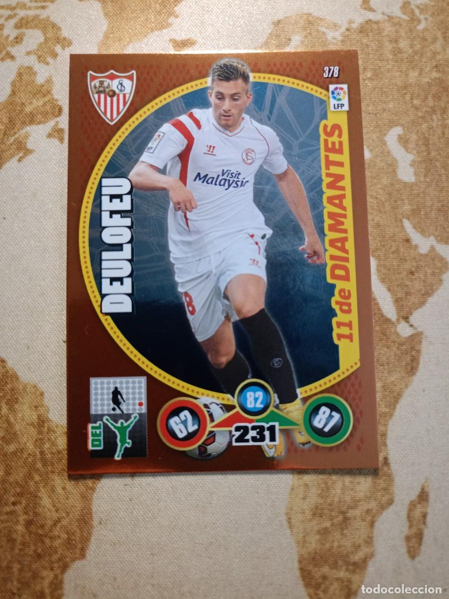 Fu&szlig;ball-Sticker: 11 De Diamantes 378 DELOFEU Adrenalyn 2014-15