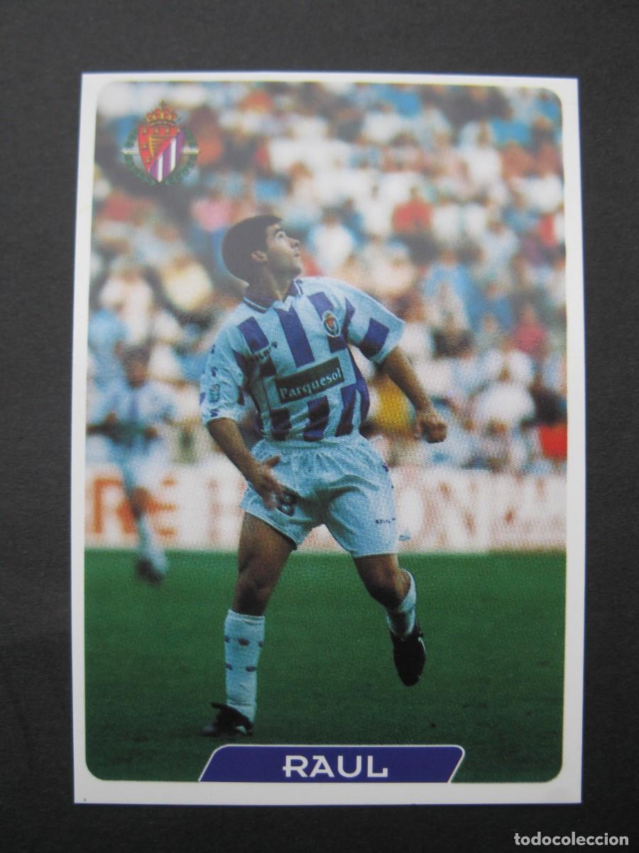 Football Stickers: RAUL (R. VALLADOLID) - CARD N&ordm; 342 - LAS FICHAS DE LA LIGA 95-96 - MUNDICROMO.