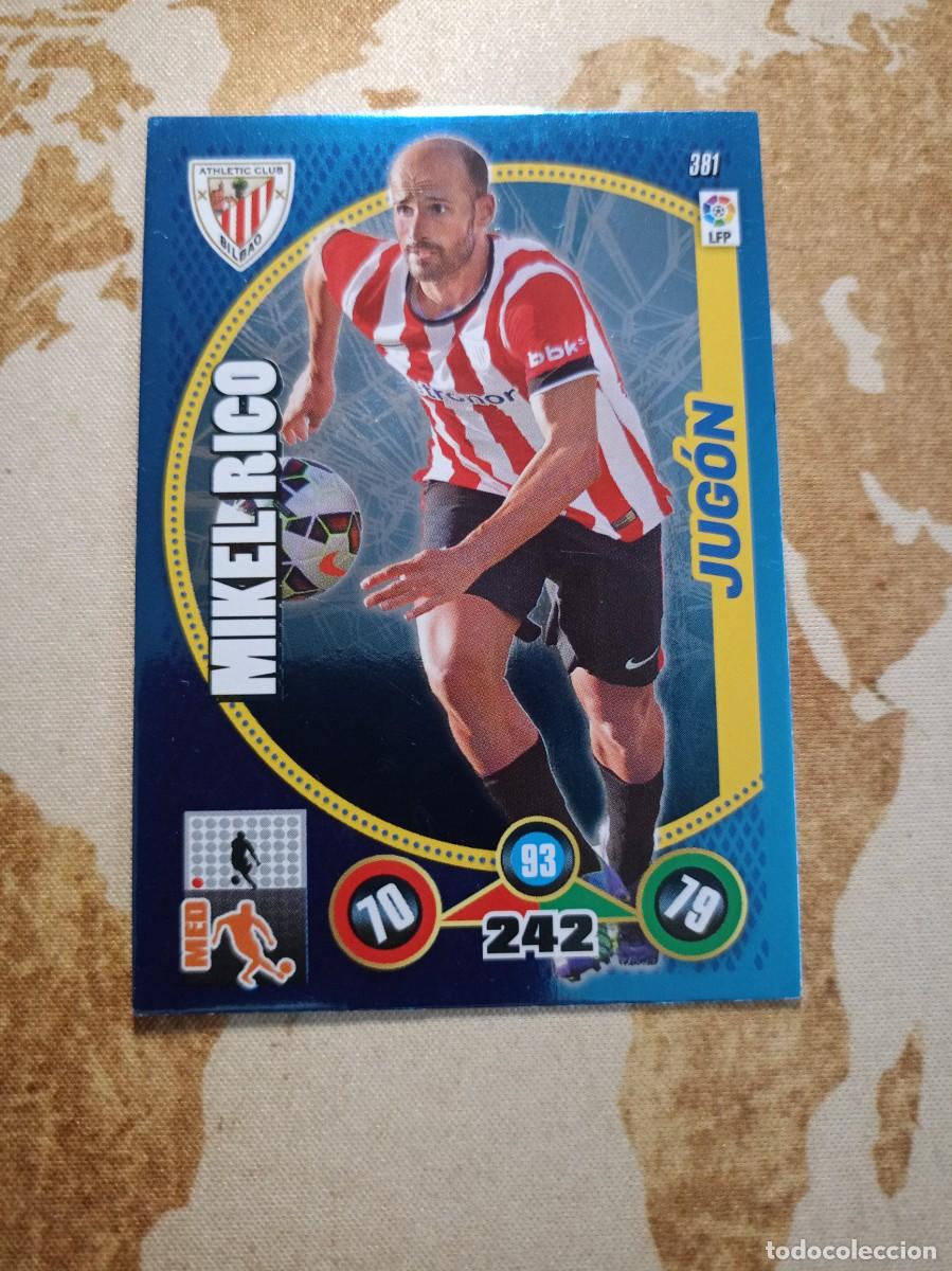 Figurine di Calcio: Jug&oacute;n 381 MIKEL RICO Adrenalyn 2014-15