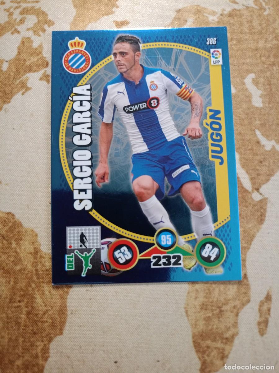 Fu&szlig;ball-Sticker: Jug&oacute;n 386 SERGIO GARC&Iacute;A Adrenalyn 2014-15