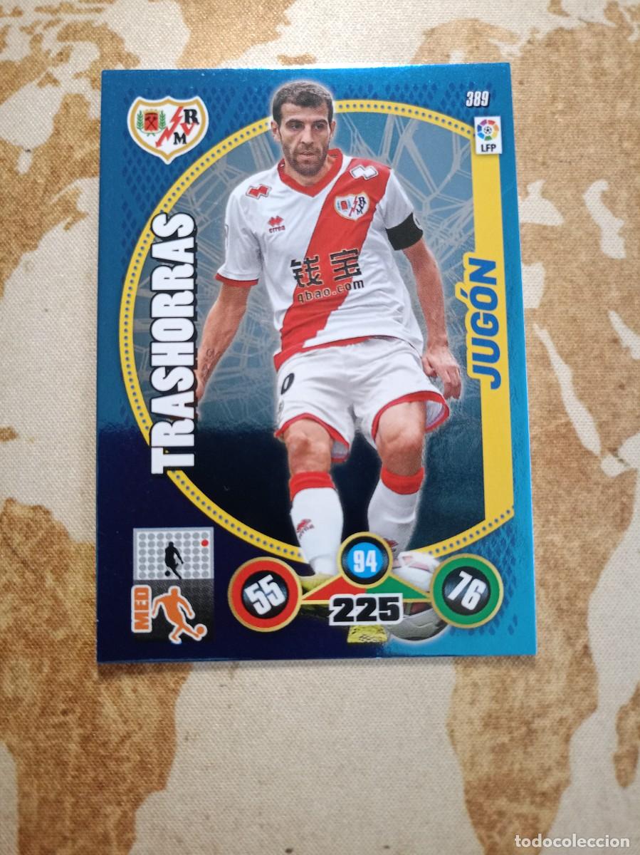 Fu&szlig;ball-Sticker: Jug&oacute;n 389 TRASHORRAS Adrenalyn 2014-15