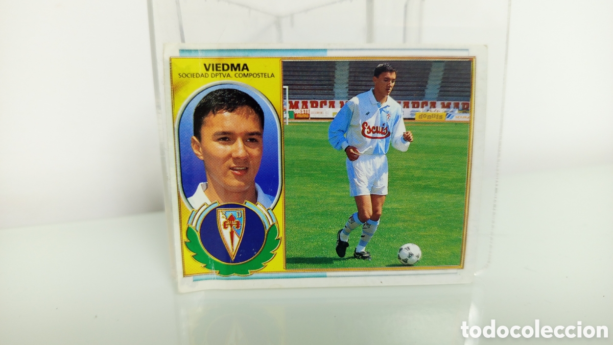 Cromos de F&uacute;tbol: ❇️ CROMO STICKER ⚽ VIEDMA COMPOSTELA COLOCA 96 97 1996 1997 ESTE DESPEGADO LATERAL (VER) ❇️