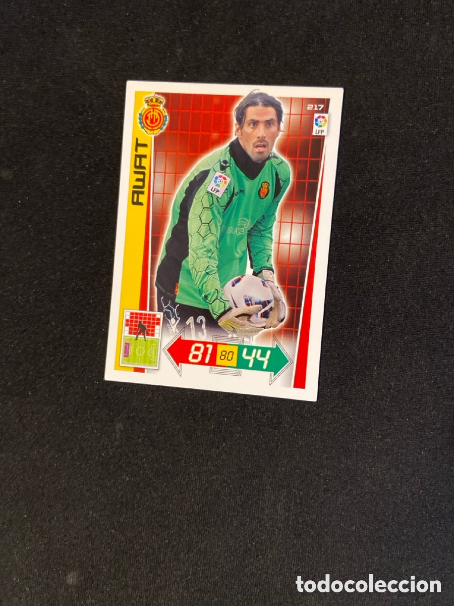 Cromos de Futebol: AWAT 217 (MALLORCA) 2012-2013 12 13 ADRENALYN PANINI CROMO CARTA A-2