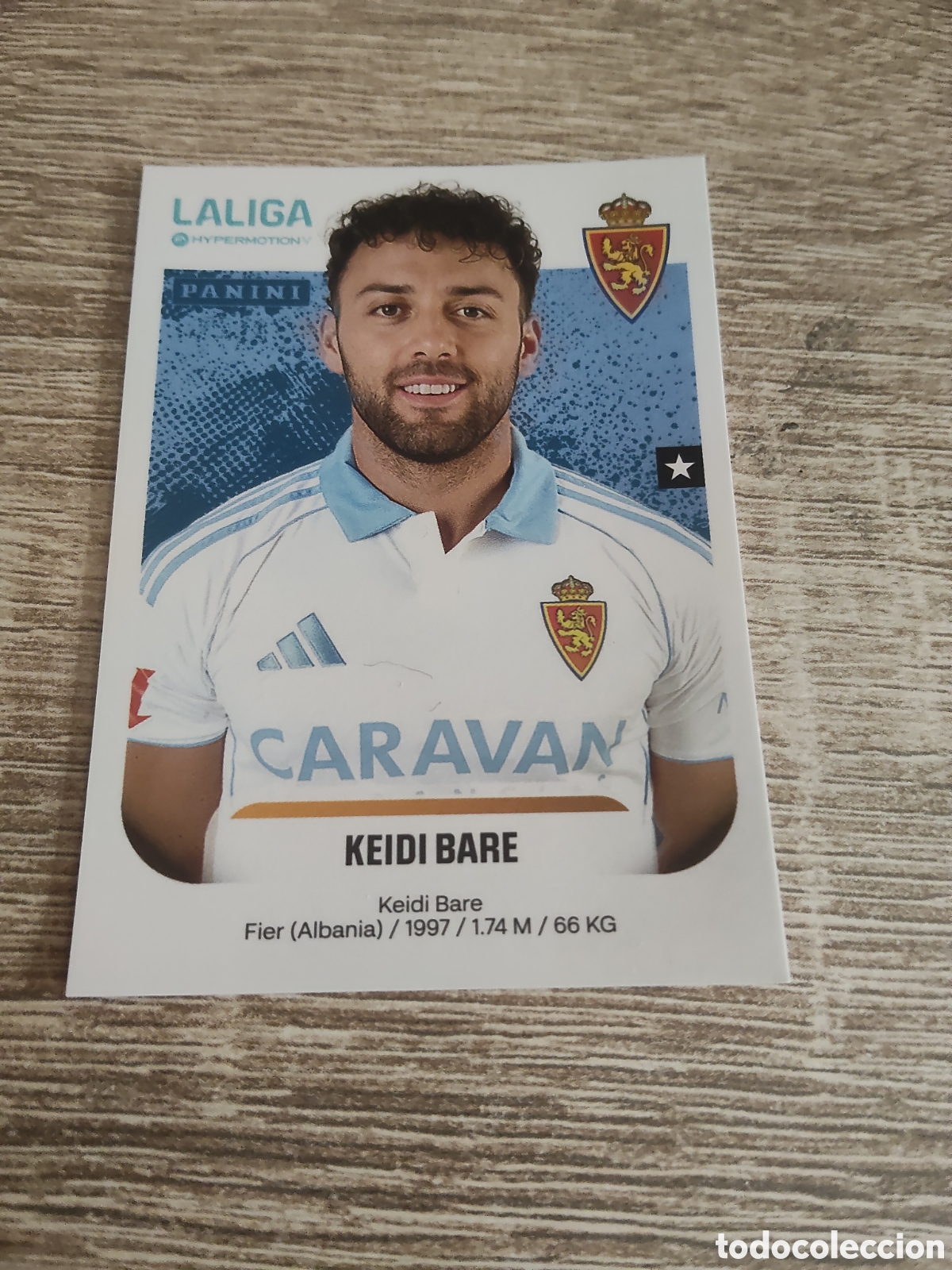Cromos de F&uacute;tbol: Panini liga Hypermotion 2025 2026 25 26 410 Keidi Bare Real Zaragoza