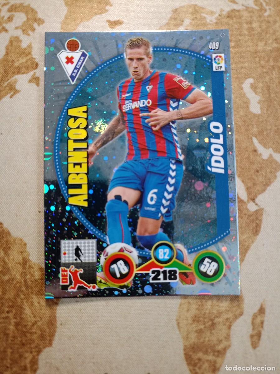 Football Stickers: &Iacute;dolo 409 ALBENTOSA (CORREGIDO ERROR) Adrenalyn 2014-15