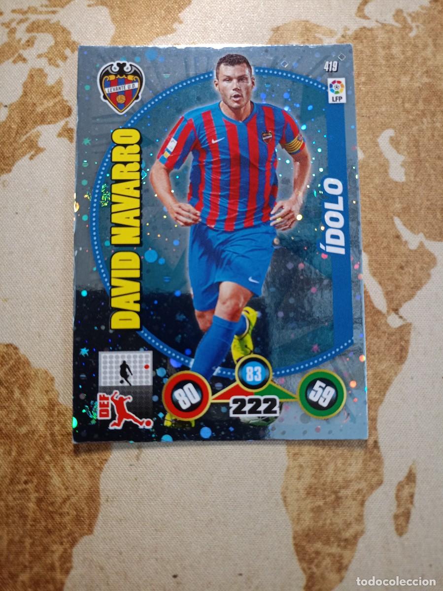 Figurine di Calcio: &Iacute;dolo 419 DAVID NAVARRO Adrenalyn 2014-15